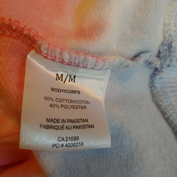 NWOT CARE BEARS TIE DIE Sweatshirt Cheer Your Heart Out rainbow 2021 - Picture 10 of 12